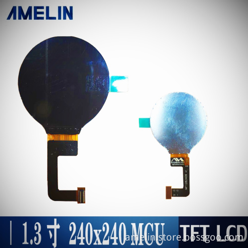 1.3-inch IPS LCD 240X240 resolution 24PIN MCU interface can be customized mold opening display